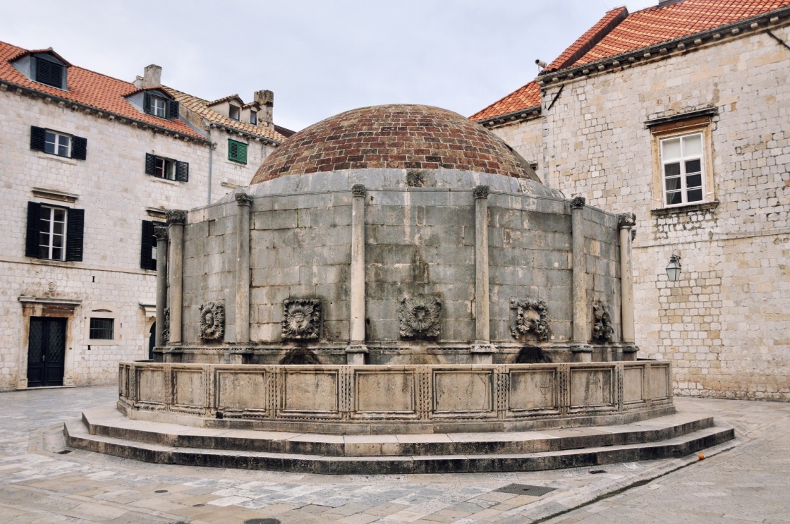 Onofrio's Fountain is one of the ancient fountains of Dubrovnik, Croatia